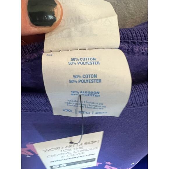 Taylor Swift-Shake It Off Sweatshirt, Fleece, 2XL, Purple, Warm, NWT - Picture 5 of 10